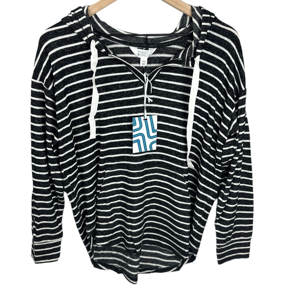 Market & Spruce Kallon Brushed Knit Hoodie - Picture 2 of 7